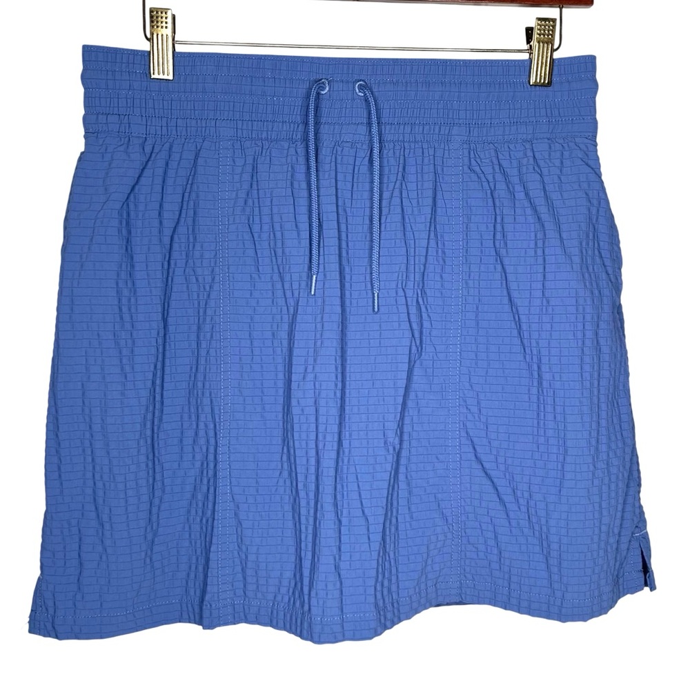 Columbia Waffle Skort Jupe- Short Size Medium Color Blue Golf Skirt
